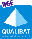 Logo RGE Qualibat Cheminées des 2 Savoie - Saint Pierre d'Albigny
